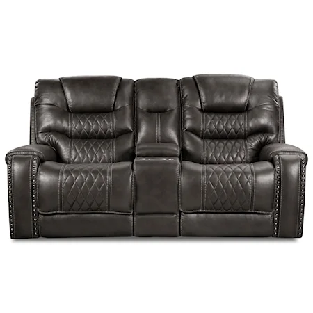 Reclining Console Loveseat